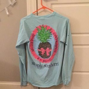 simply southern pineapple long sleeve!